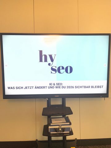 Bildschirm mit Hy Seo